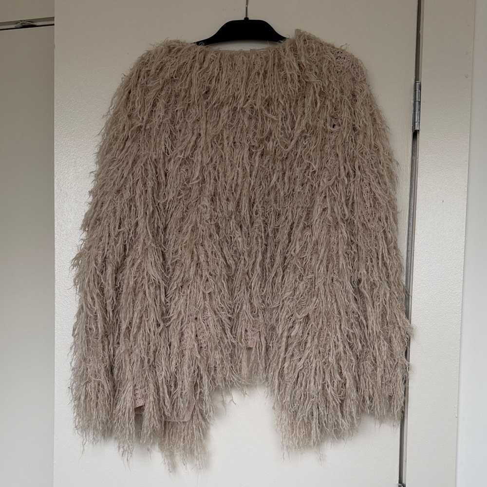 Free People Faithfully Shaggy Cardigan - Picture 6 of 6